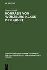 Buchcover Konrads von Würzburg Klage der Kunst