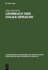 Buchcover Lehrbuch der Hausa-Sprache