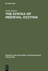 Buchcover The syntax of medieval Occitan