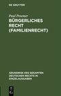 Buchcover Bürgerliches Recht (Familienrecht)