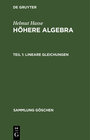 Buchcover Lineare Gleichungen