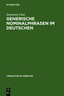Buchcover Generische Nominalphrasen im Deutschen