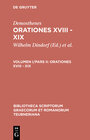 Buchcover Demosthenes: Demosthenis Orationes / Orationes XVIII - XIX