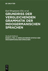 Buchcover Vergleichende Syntax der indogermanischen Sprachen