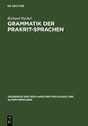 Buchcover Grammatik der Prakrit-Sprachen