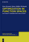 Buchcover Optimization in Function Spaces