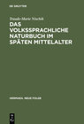 Buchcover Das volkssprachliche Naturbuch im späten Mittelalter