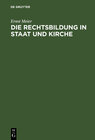 Buchcover Die Rechtsbildung in Staat und Kirche