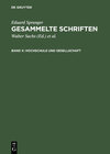 Buchcover Eduard Spranger: Gesammelte Schriften / Hochschule und Gesellschaft