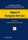 Buchcover Digest of European Tort Law / Essential Cases on Damage
