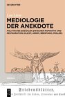 Buchcover Mediologie der Anekdote