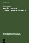 Buchcover Die Ältesten Traditionen Israels