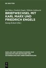 Buchcover Briefwechsel mit Karl Marx und Friedrich Engels