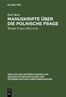 Buchcover Manuskripte über die polnische Frage