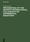 Buchcover Proceedings of the seventh International Colloquium on Differential Equations