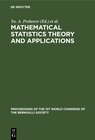 Buchcover Mathematical Statistics Theory and Applications