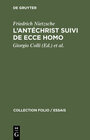 Buchcover L’Antéchrist suivi de Ecce Homo