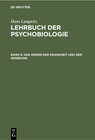 Buchcover Hans Lungwitz: Lehrbuch der Psychobiologie. Die Psychobiologie der Krankheit / Das Wesen der Krankheit und der Genesung