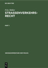 Buchcover Straßenverkehrsrecht