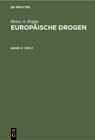 Buchcover Heinz A. Hoppe: Europäische Drogen / I bis Z