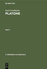 Buchcover Platone
