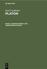 Buchcover Paul Friedländer: Platon / Seinswahrheit und Lebenswirklichkeit