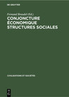 Buchcover Conjoncture économique structures sociales