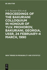 Buchcover Proceedings of the Bakuriani Colloquium in Honour of Yu.V. Prohorov, Bakuriani, Georgia, USSR, 24 February–4 March, 1990