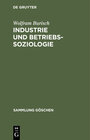 Buchcover Industrie und Betriebssoziologie