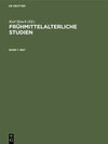 Buchcover Frühmittelalterliche Studien / 1967