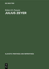 Buchcover Julius Zeyer