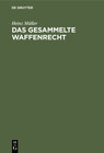 Buchcover Das gesammelte Waffenrecht