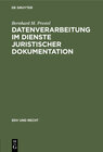 Buchcover Datenverarbeitung im Dienste juristischer Dokumentation