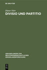 Buchcover Divisio und Partitio