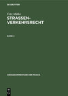 Buchcover Fritz Müller: Straßenverkehrsrecht / Fritz Müller: Straßenverkehrsrecht. Band 2