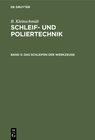 Buchcover Das Schleifen der Werkzeuge