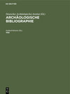 Buchcover Archäologische Bibliographie / 1956