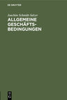 Buchcover Allgemeine Geschäftsbedingungen