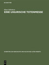Buchcover Eine uigurische Totenmesse