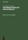 Buchcover Internationales Privatrecht / Art. 20–24 nF EGBGB