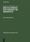 Buchcover Encyclopedic Dictionary of Semiotics / Bibliography
