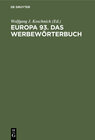 Buchcover Europa 93. Das Werbewörterbuch