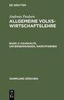 Buchcover Andreas Paulsen: Allgemeine Volkswirtschaftslehre / Haushalte, Unternehmungen, Marktformen