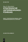 Buchcover Hans H. Hinterhuber: Strategische Unternehmungsführung / Strategisches Denken. Vision, Unternehmungspolitik, Strategie