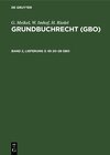 Buchcover G. Meikel; W. Imhof; H. Riedel: Grundbuchrecht (GBO) / §§ 20–28 GBO