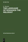 Buchcover The Language of Romanos the Melodist