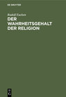 Buchcover Der Wahrheitsgehalt der Religion