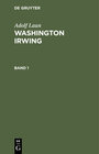 Buchcover Washington Irwing. Band 1