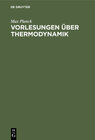 Buchcover Vorlesungen über Thermodynamik