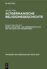 Buchcover Jan de Vries: Altgermanische Religionsgeschichte / Einleitung – die Vorgeschichtliche Zeit. Religion der Südgermanen